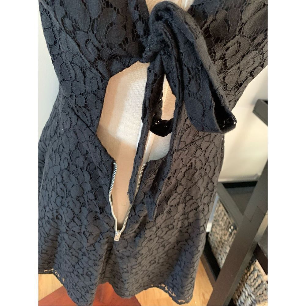Aeropostale black lace medium dress - Picture 4 of 6